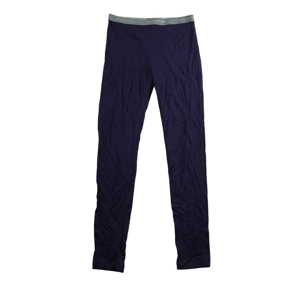 Icebreaker Merino Lightweight Base Layer Leggings Purple Kid 13-14 Years Thermal
